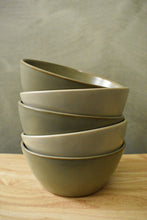 Load image into Gallery viewer, Everyday Bowl Satin Olive Green