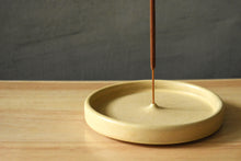 Load image into Gallery viewer, Incense Stick Dish Holder Melted Butter Yellow